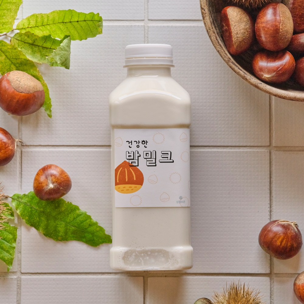 부여과자점 마시는 바밤바맛 밤밀크 350ml 밤우유 마롱라떼