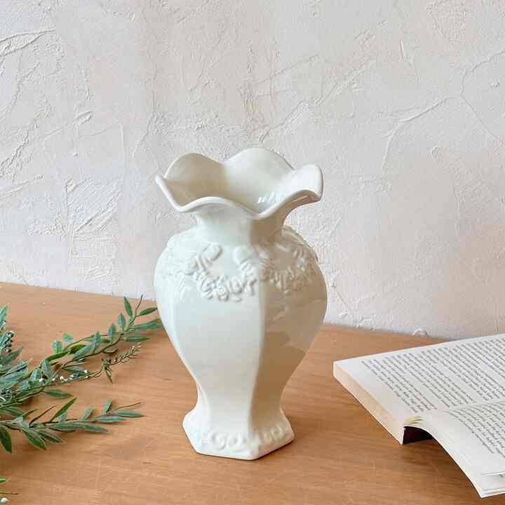 アデラ アンティーク陶器フラワーベース