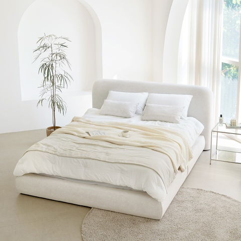 [20%쿠폰] 드레스덴 정품 조야패브릭 호텔식 침대프레임 SS/Q/K/LK/CK(패널추가)