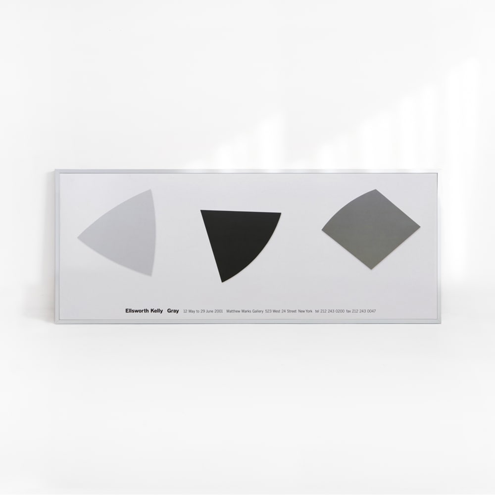 쿠나장롱 엘스워스 켈리, Gray (액자 포함) 70 x 30 cm