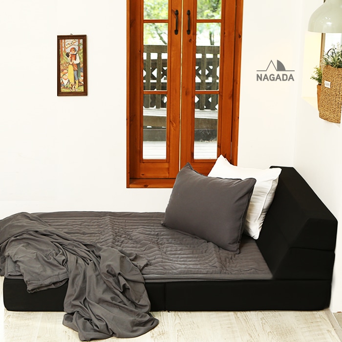 [오늘출발][신상품]나가다 4단 접이식 소파베드 더블디럭스 120x200