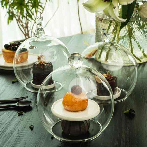 クリアクォーツ ガラスドーム［3種］