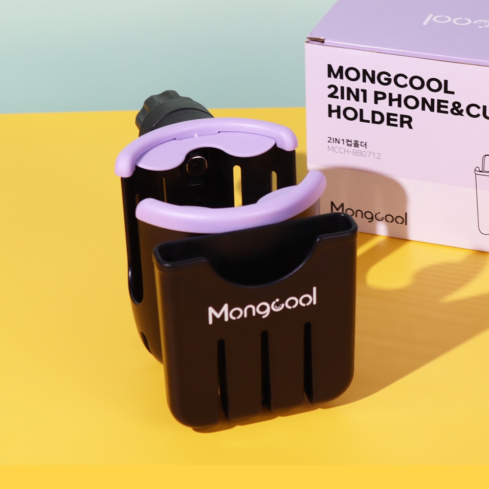 [오늘출발][신상품]몽쿨 강력한 고정력 2IN1 유모차 컵홀더 7일 무료체험