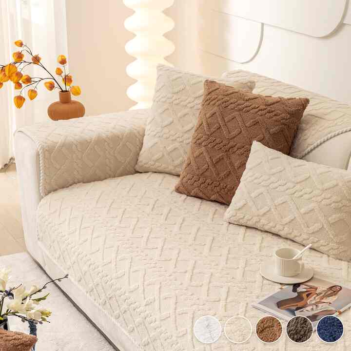 KNIT MICROFIBER ソファパッド［4色・4サイズ］