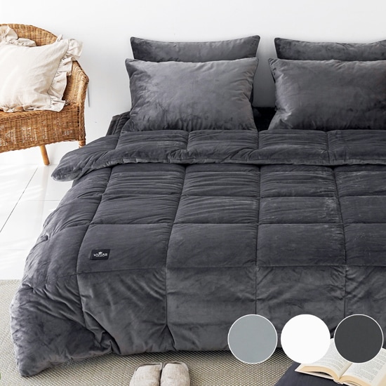 바숨 포근한 겨울 극세사 차렵이불 슈퍼싱글 퀸(SS,Q) 