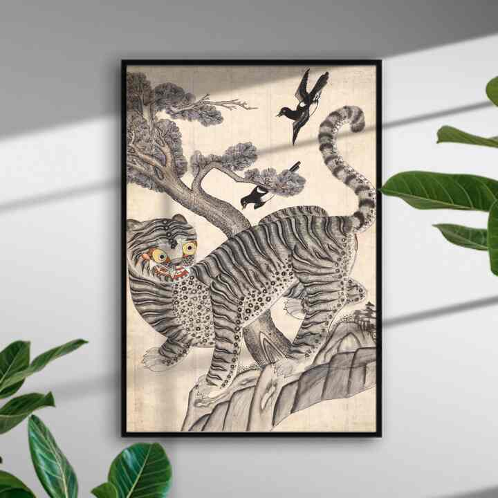 鵲虎図 ポスター［4サイズ］