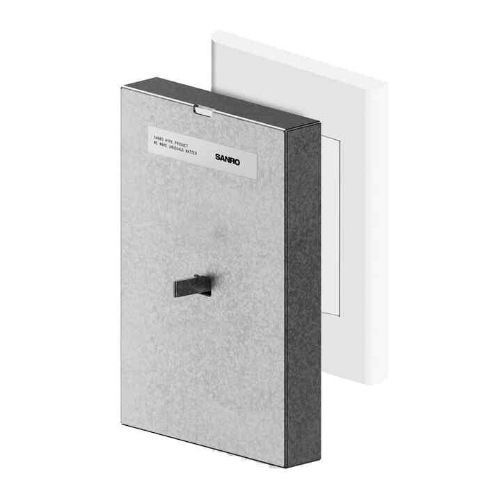 インダストリアル メタル 1口スイッチカバー