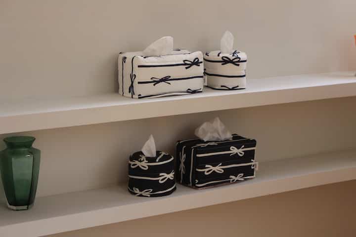 REBBONIE ティッシュケース［2色］