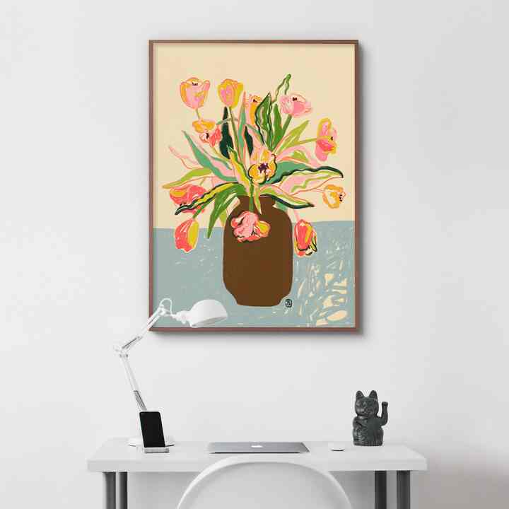 【Sandra Poliakov】TULIPS ポスター