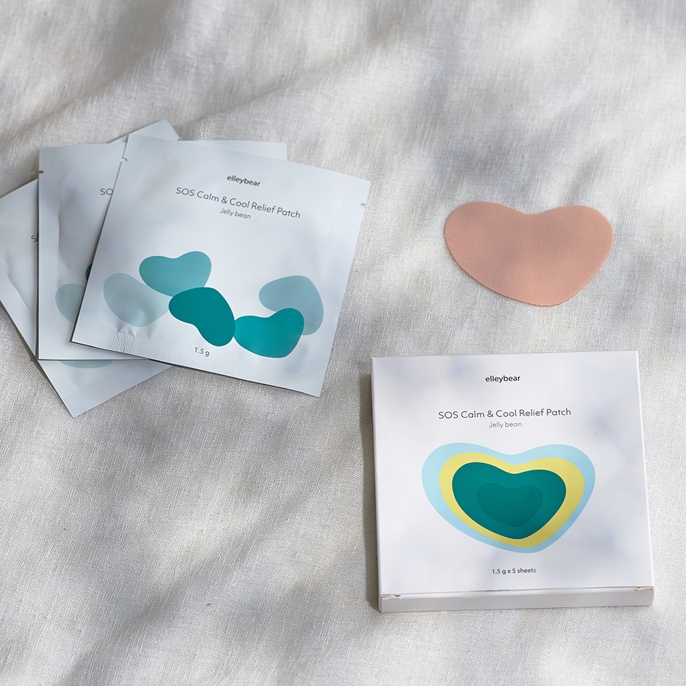 엘리베어 24시간 보습진정 SOS 캄앤쿨 릴리프 패치 5매입 (젤리빈)