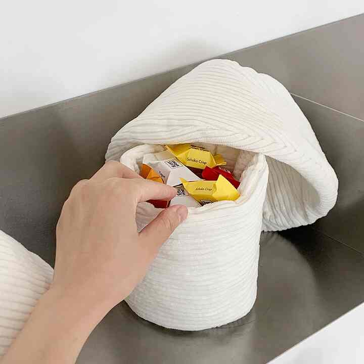 マッシュルーム 収納ケース Tweed Cream Mushroom (Basic/Giant)