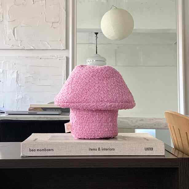 マッシュルーム 収納ケース Tweed Pink Mushroom (Basic/Giant)