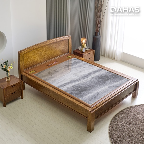 장수돌침대 다하스 1338Q /샤인스톤 퀸침대 