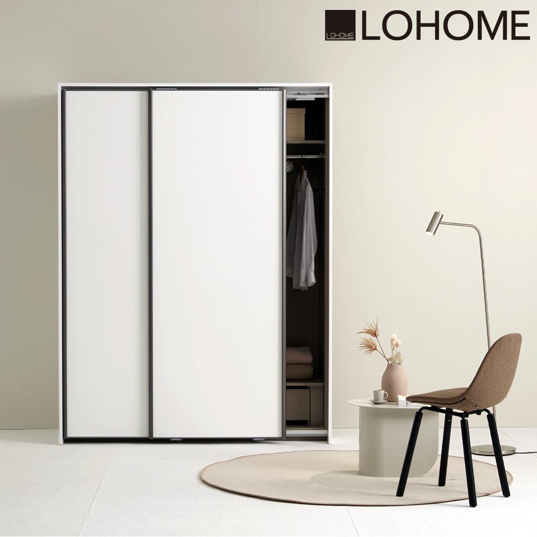 [신상품]로홈 아트 1800 슬라이딩 수납 옷장 색상 선택가능 (코파고급댐핑도어)