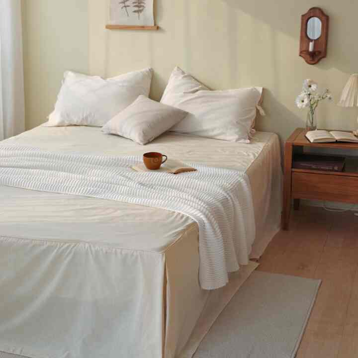 simple line ベッドスカート［2色］