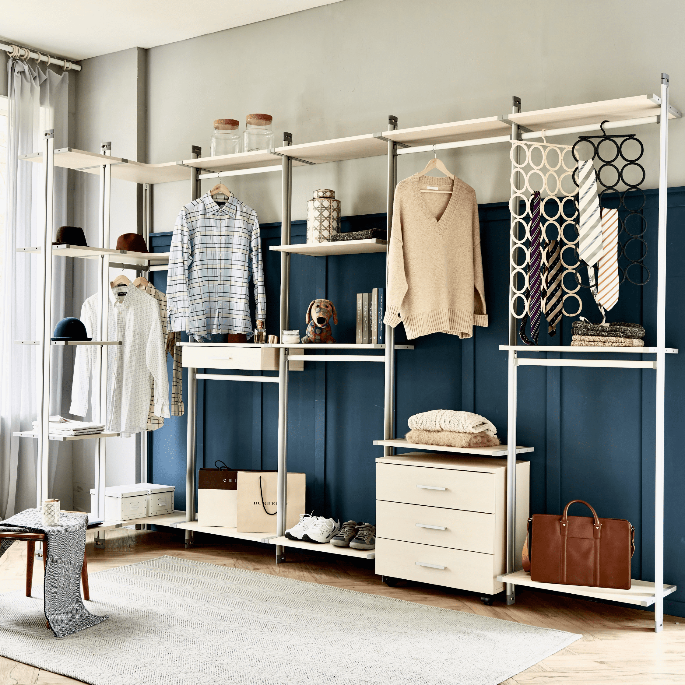 [신상품]핏클로젯 맞춤제작 드레스룸 옷방 시스템행거 2colors 무료시공/공장직영/친환경자재