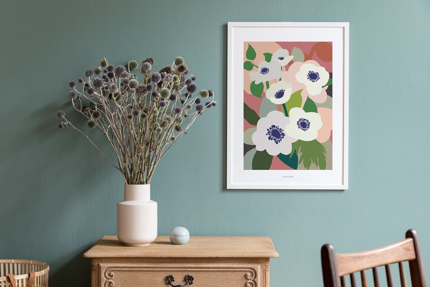 [신상품] 메종고니 감성 인테리어 플라워 포스터 _ 아네모네