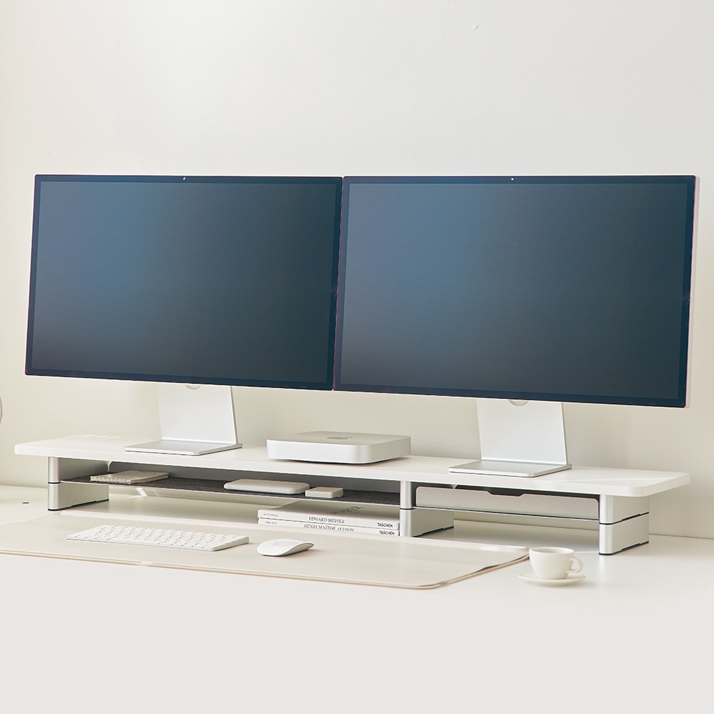 일리안 베이직 모듈러 모니터 받침대 Large 듀얼 