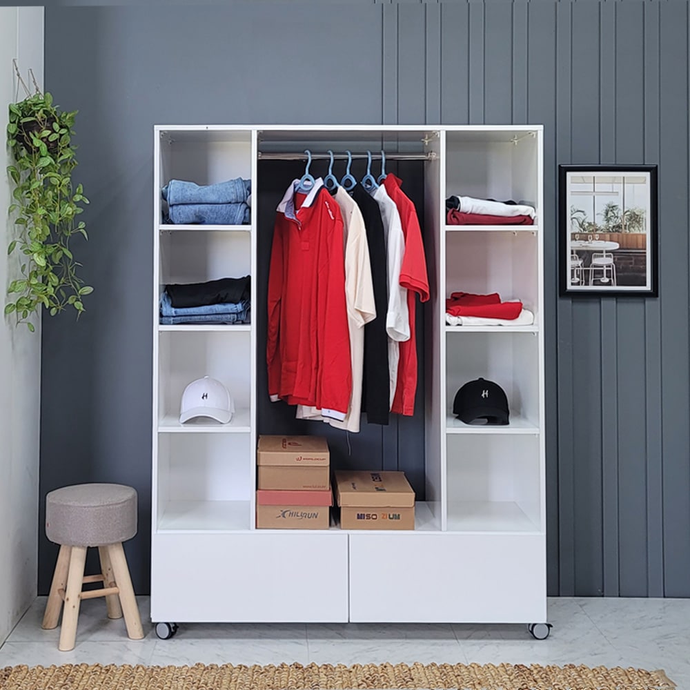 [신상품] 나무야스토리 레오 600 800 1200 이동식 행거