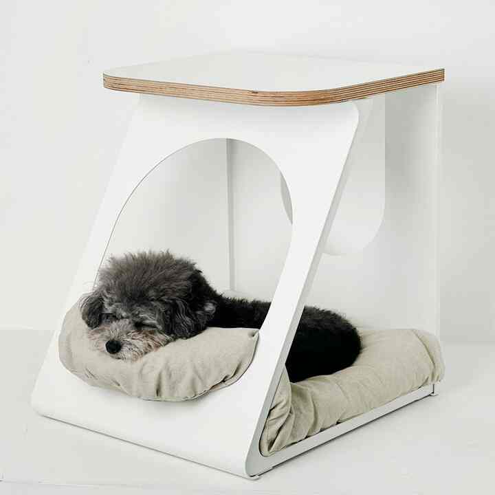 Loot at me サイドテーブル・ペットハウス (2 in 1)［2色・2サイズ］