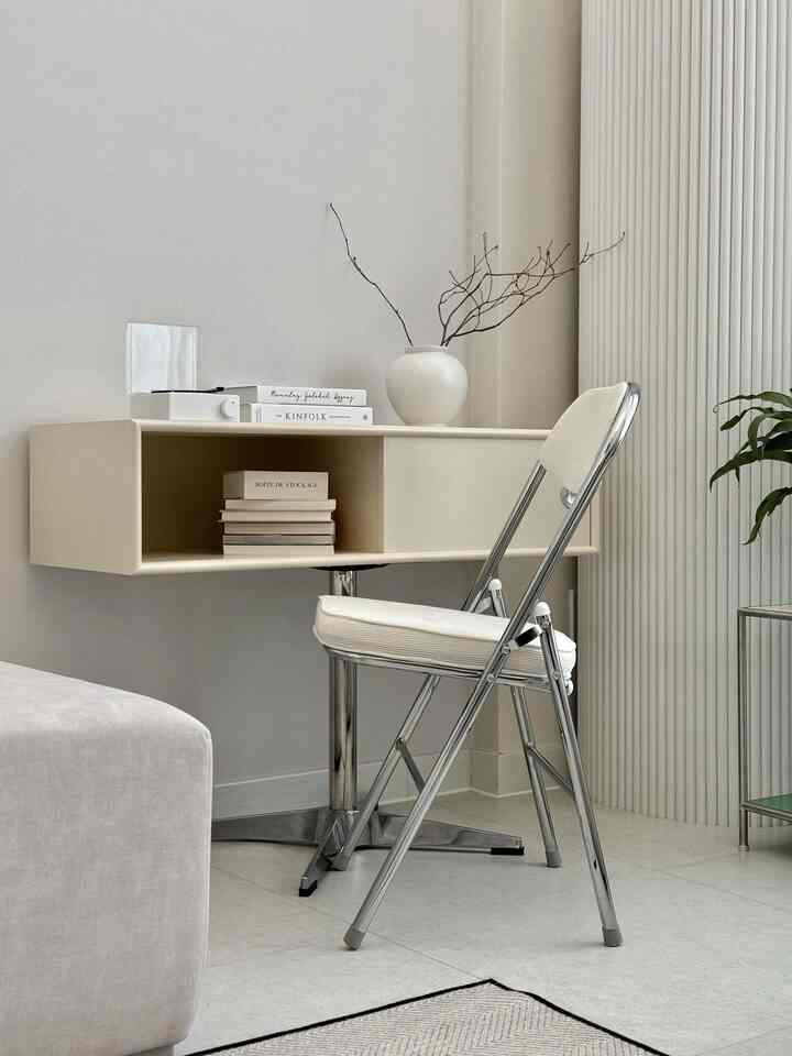 Easy Fabric コーデュロイ 折りたたみ椅子 2脚セット［7色］