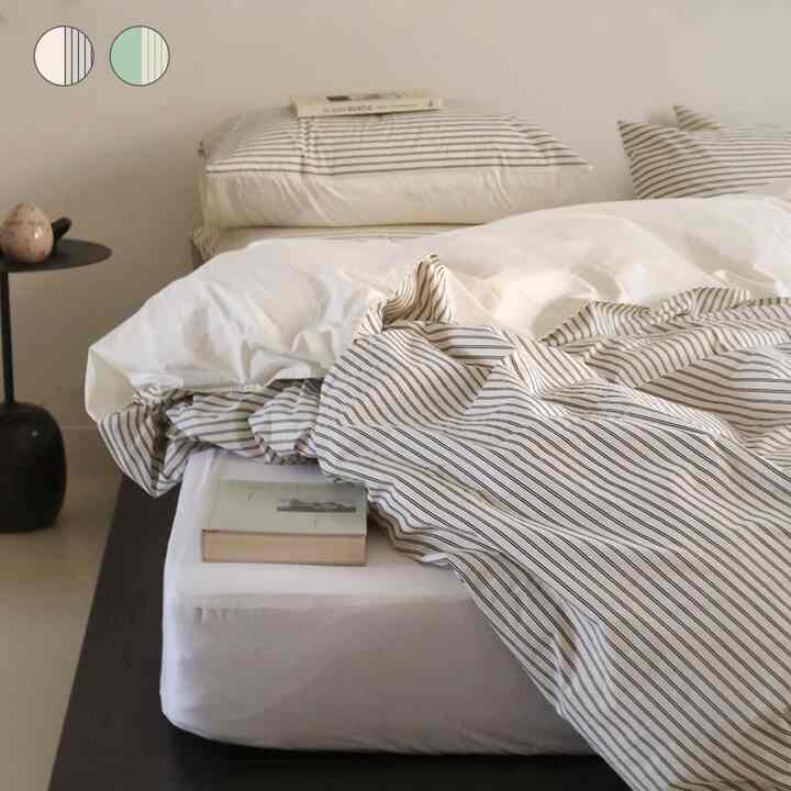 ORR STRIPE 布団＆枕カバーセット［2色・3サイズ］
