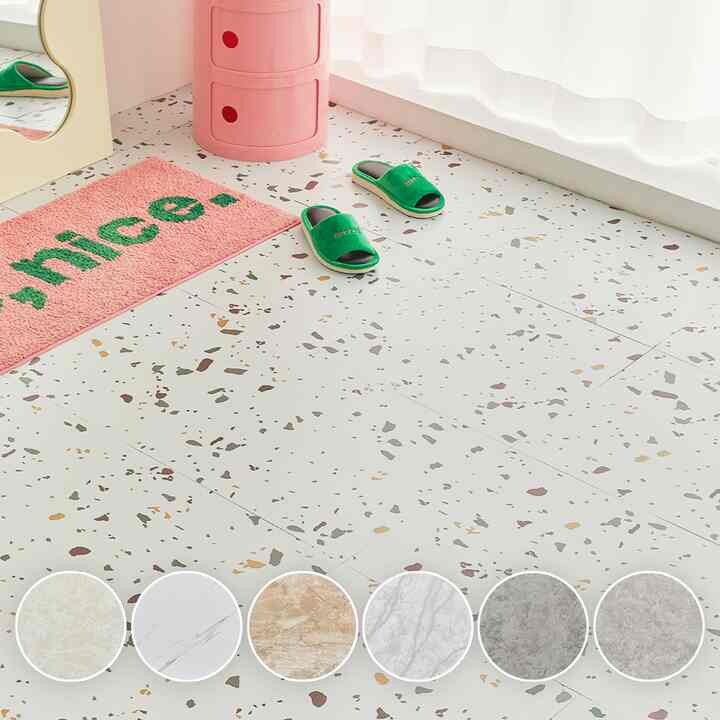 diy セルフ デコタイル 6枚セット［14色・2種］