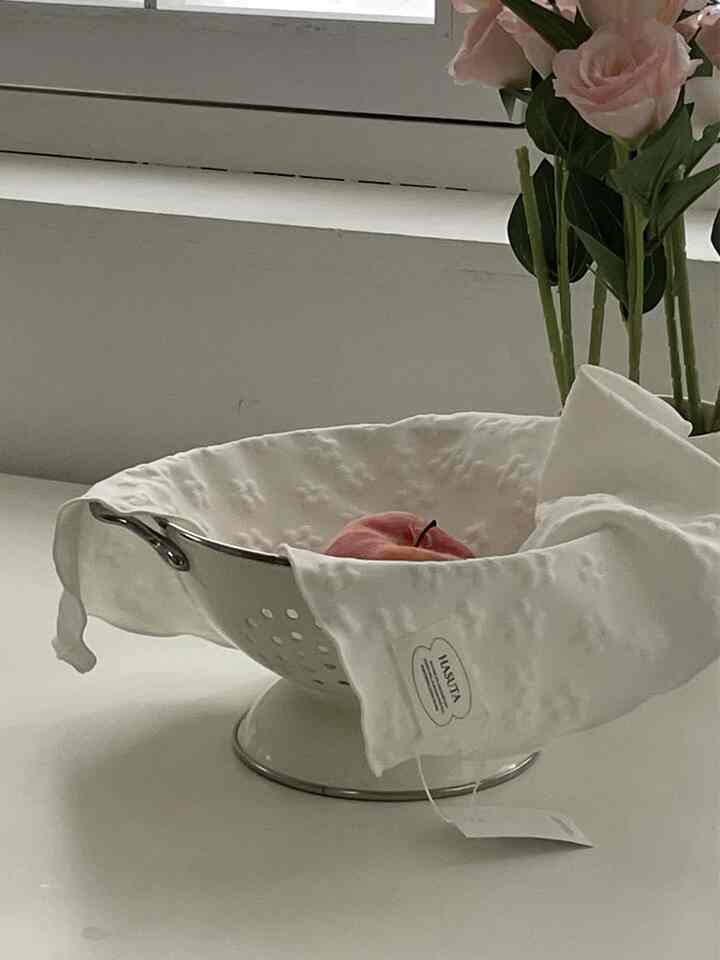 White Flower キッチンクロス