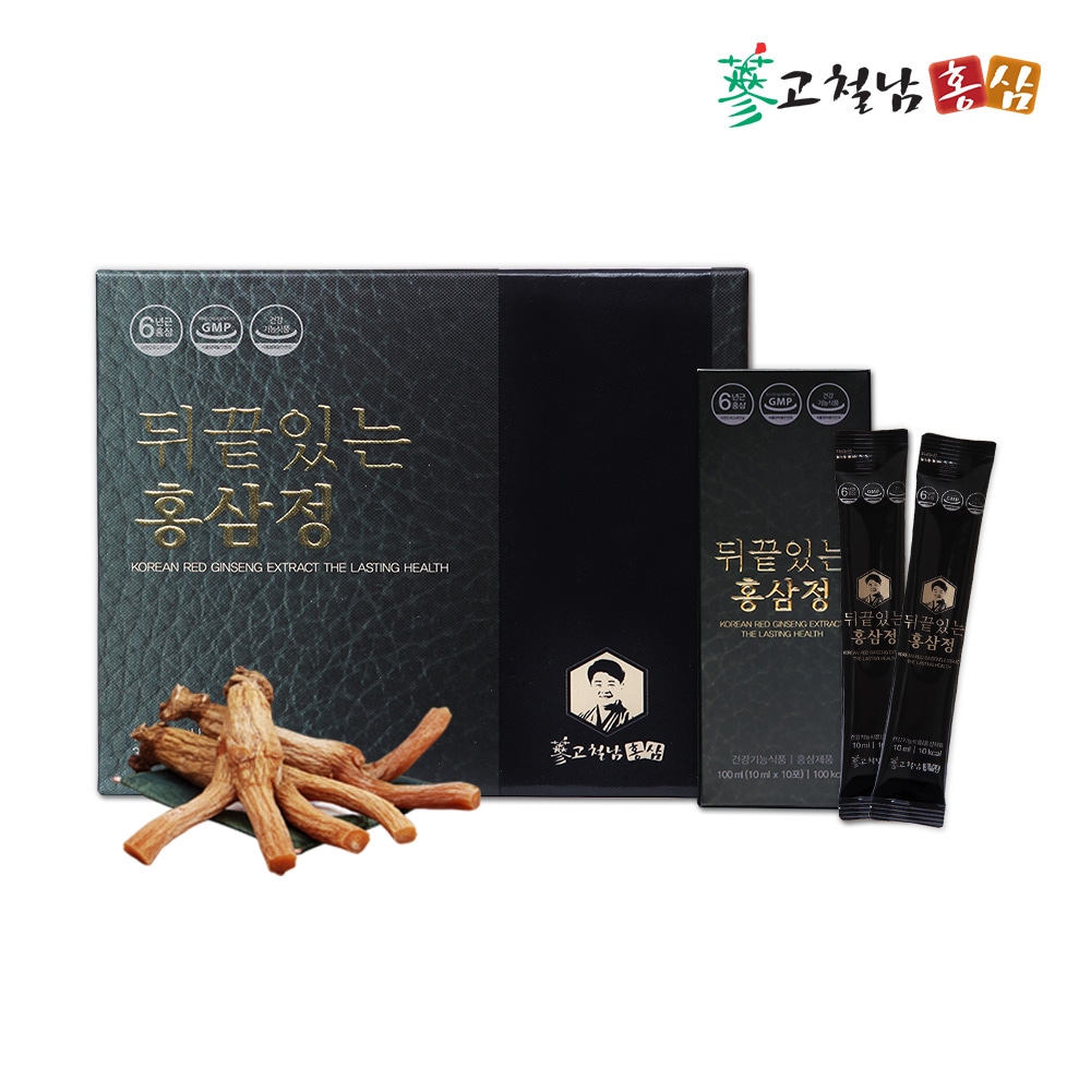 고철남홍삼 프리미엄 6년근 짜먹는 홍삼정 스틱 뒤끝있는 홍삼정 30포 1박스