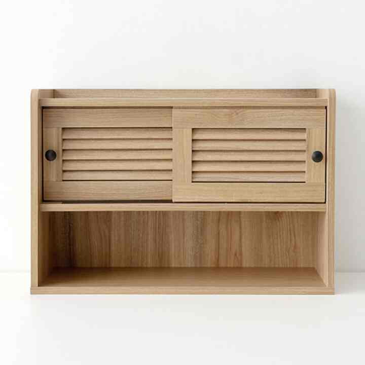 HEIN ミニ収納棚 ワイド2ドア SHM4262LD［3色］