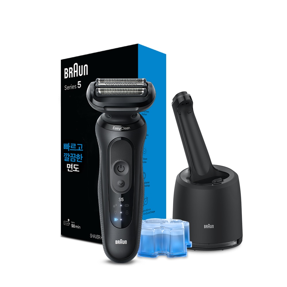 브라운 전기면도기 New 시리즈5 블랙 52-N7000cc