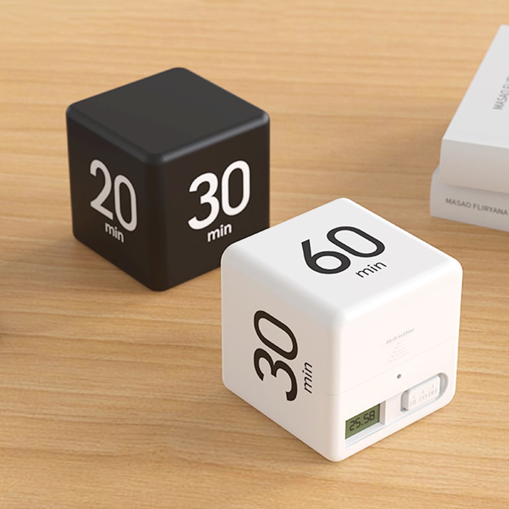 메이리앤 큐브 타임타이머 무소음 공부 수험생용 선물 뽀모도로 구글타이머