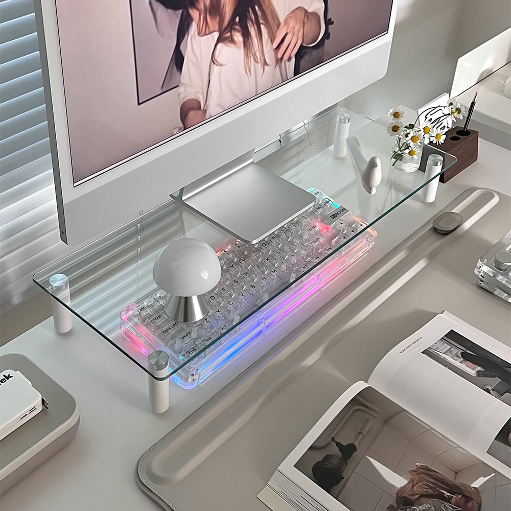 [신상품] 엔산 모니터받침대 심플 선반 스탠드 MR-061