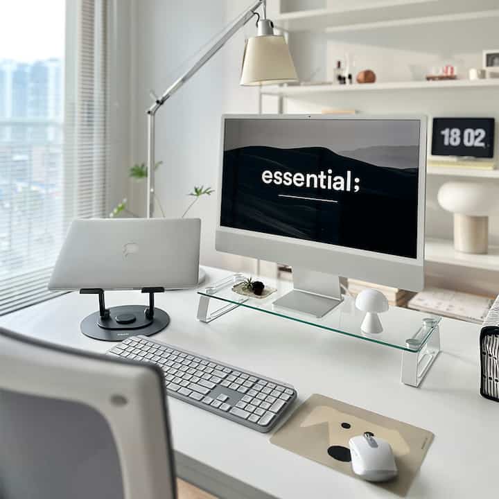 ガラス モニター台 MR-062