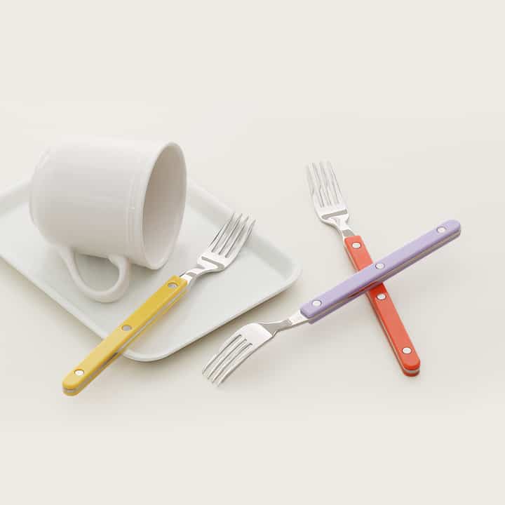 cher Farbe デザートフォーク・ケーキフォーク［12色］