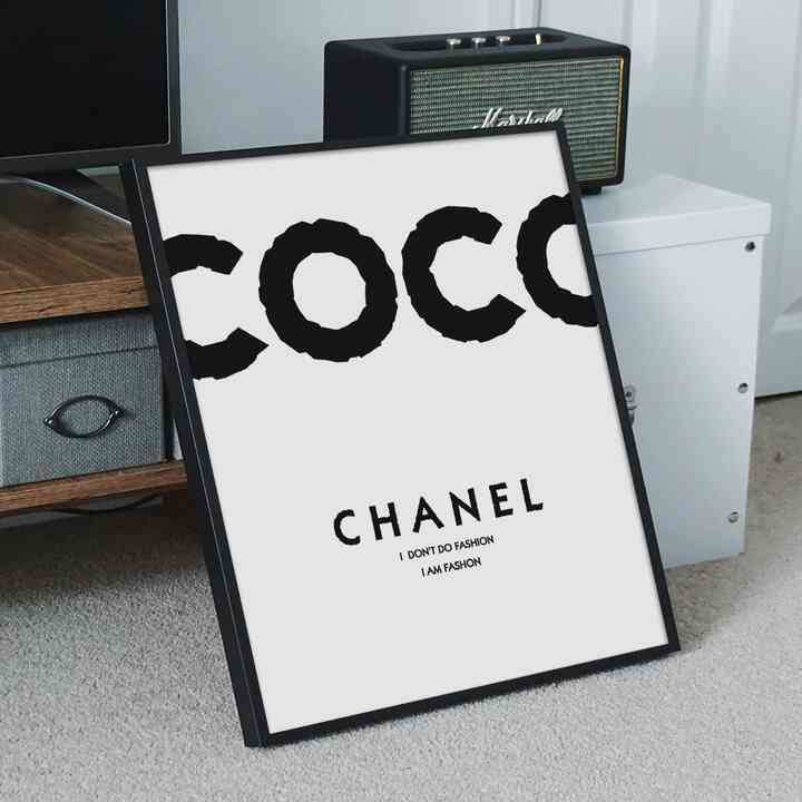ポスター49 ココ・シャネル 額縁セット