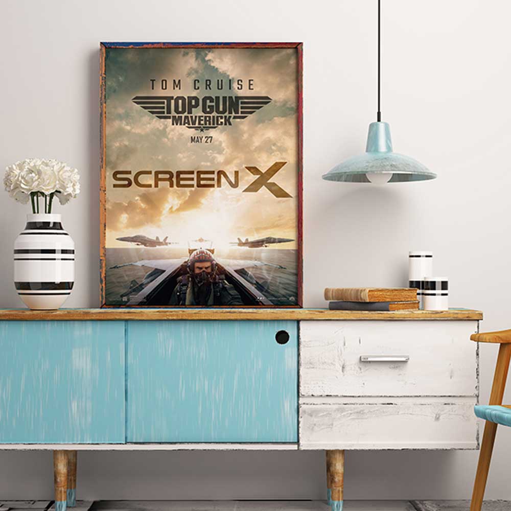 [오늘출발][신상품]마카오팜 영화 포스터2 명화액자(2+1) 66_탑건_2