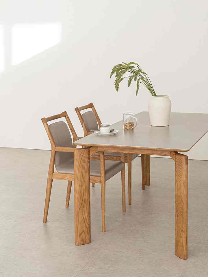 Abel oak セラミックダイニングテーブル［8色・6サイズ］