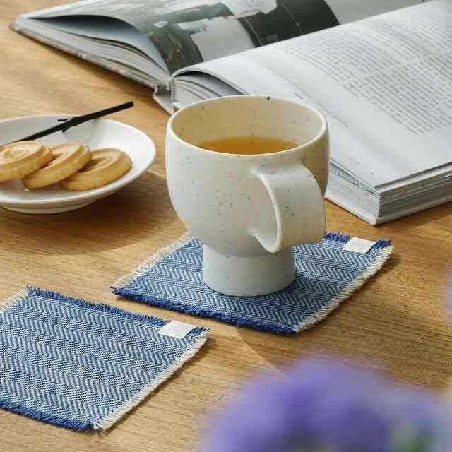 ヘリンボーン ティーコスター［3色］