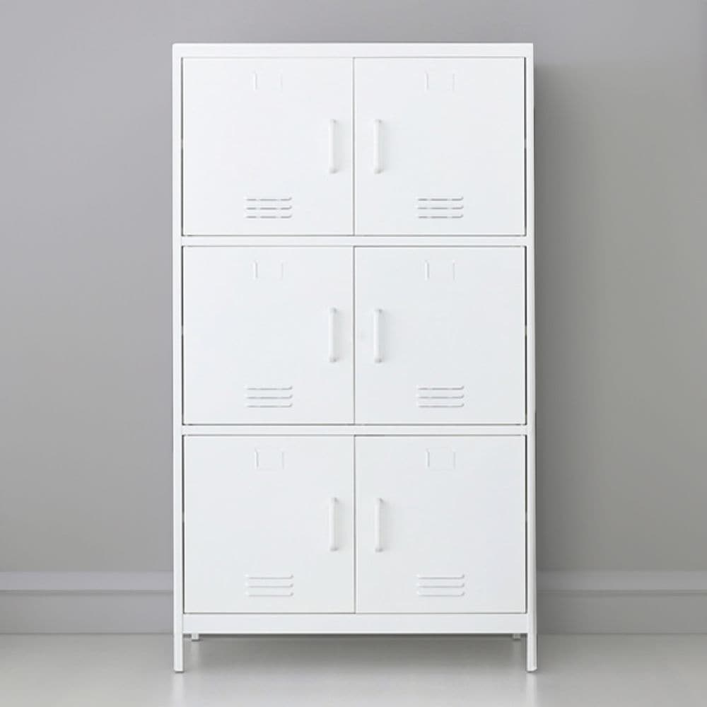 [신상품] 마켓비 MKB 캐비넷 6문 수납장/락커 9131600