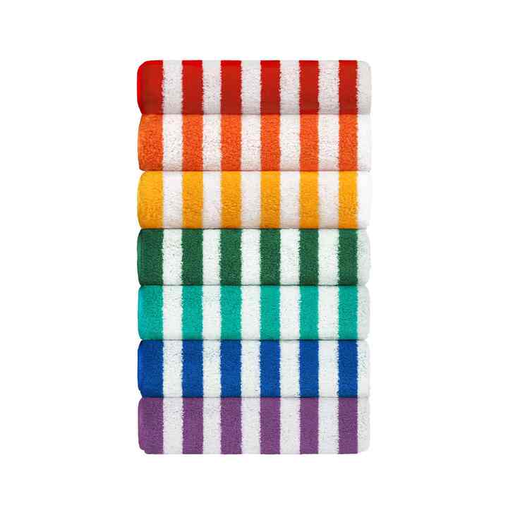 STRIPE SUPIMA TOWEL 230g［9色］
