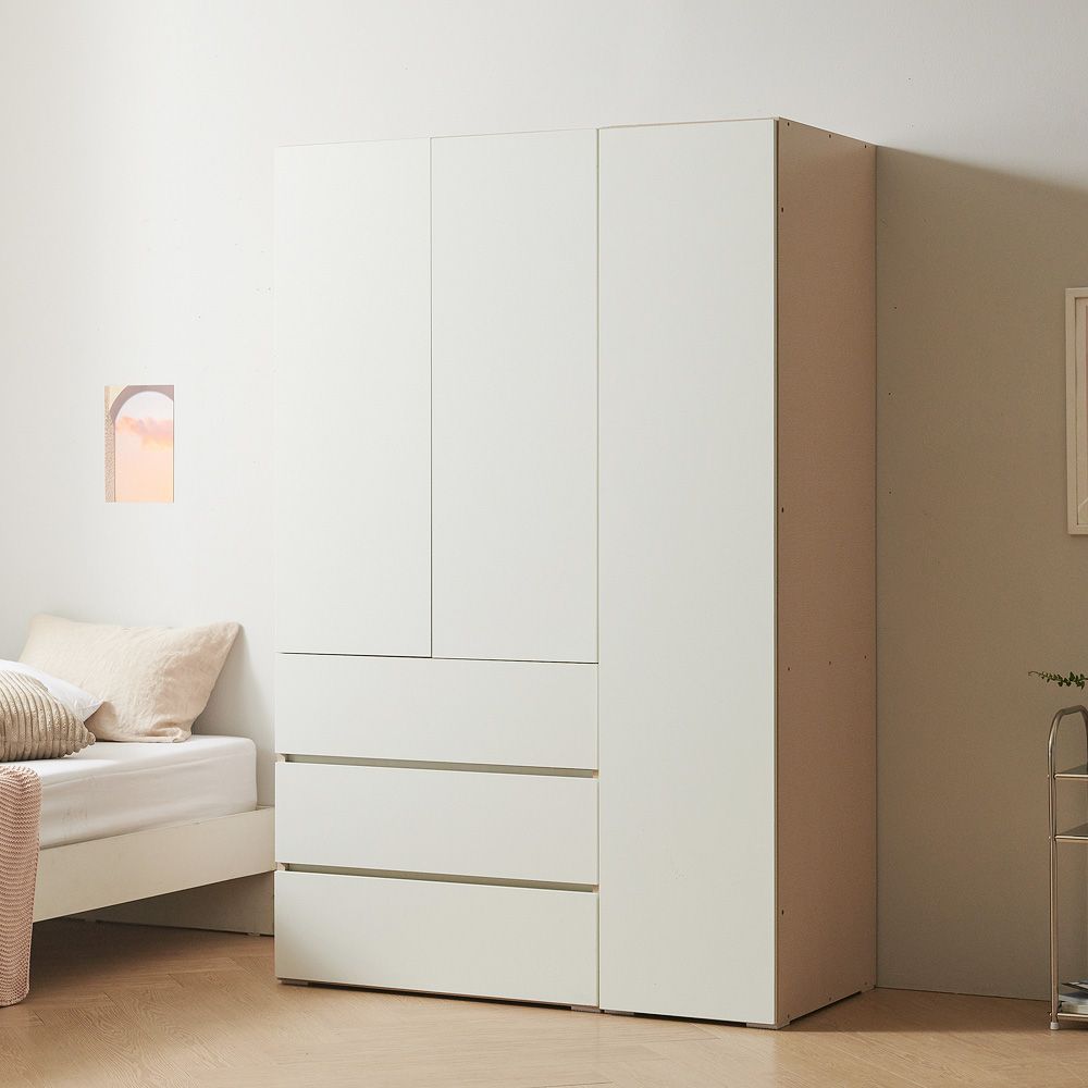 보루네오 하우스 마르체 IAN 싱글장 서랍 옷장 1200 세트 2colors 