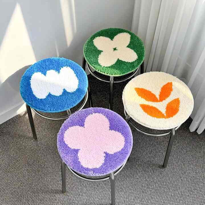 丸型バスマット／ミニラグ／座布団［4種］