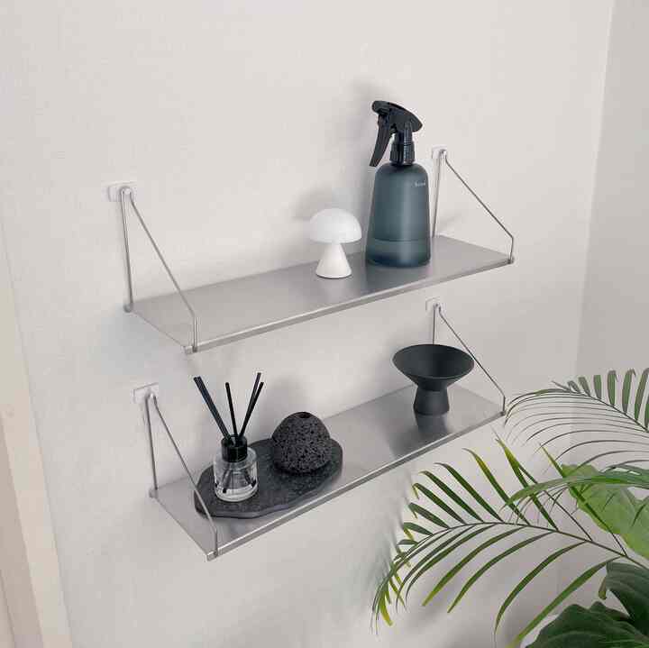 I CAN HANG IT STAINLESS STEEL ウォールラック Silver［3サイズ］