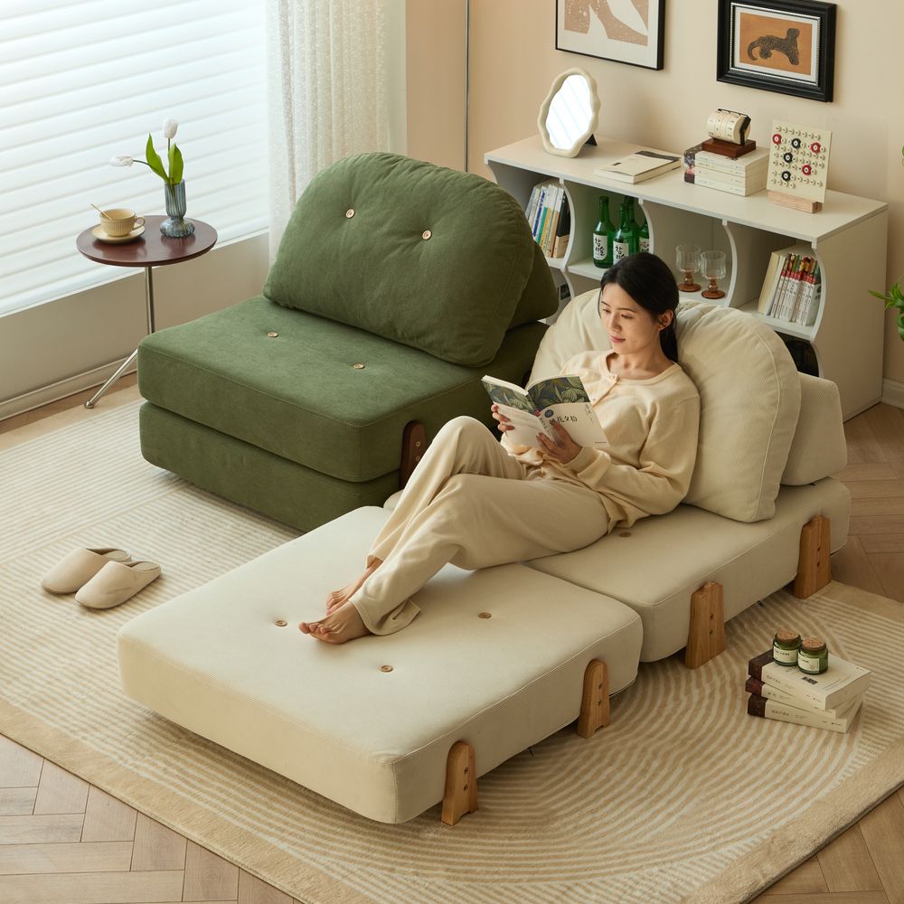 [신상품]니뜰리히 소파베드 밀리나 침대 1인용 접이식 미니 침대형 쇼파겸침대