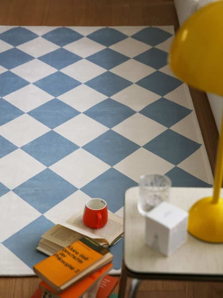 Moodtile チェック ラグ［2色・3サイズ］