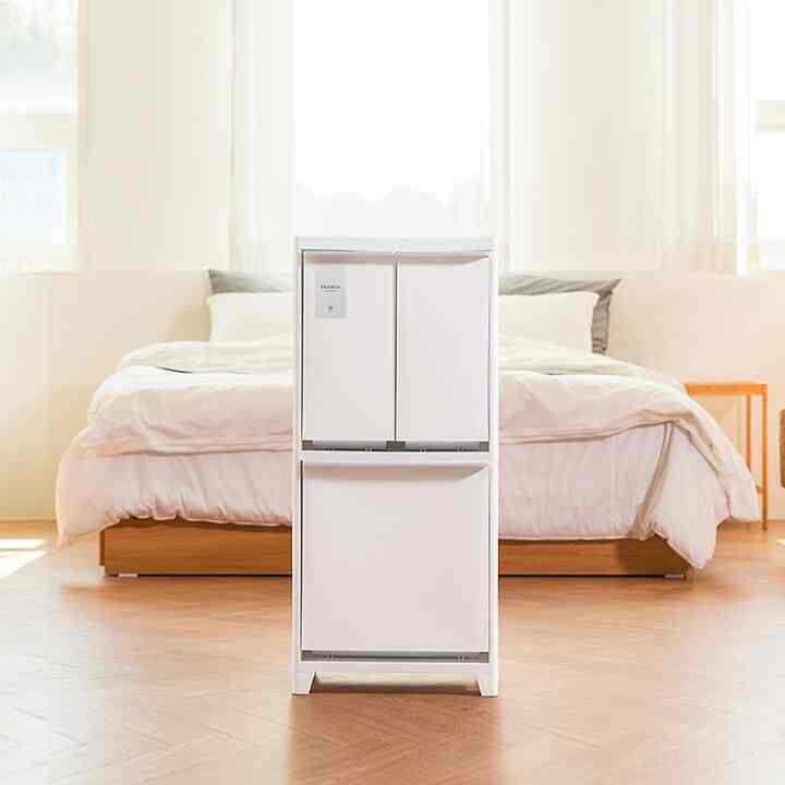 家庭用 リサイクルゴミ箱2段