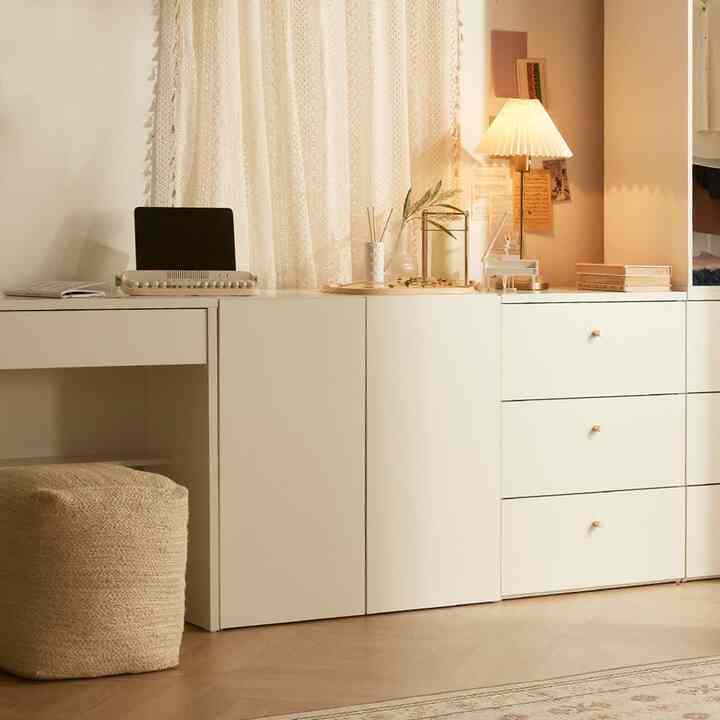 Gamgak 80cm 収納キャビネット［3色］