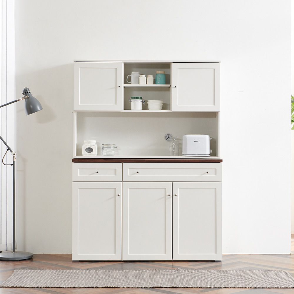 [신상품] DF동서가구 모르코 인테리어 1200 서랍형 주방 수납장 세트 (상부장+하부장)