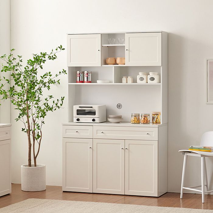 [신상품] 나무뜰 올리브 1200 서랍 주방수납장+상부장 세트 MWF189C